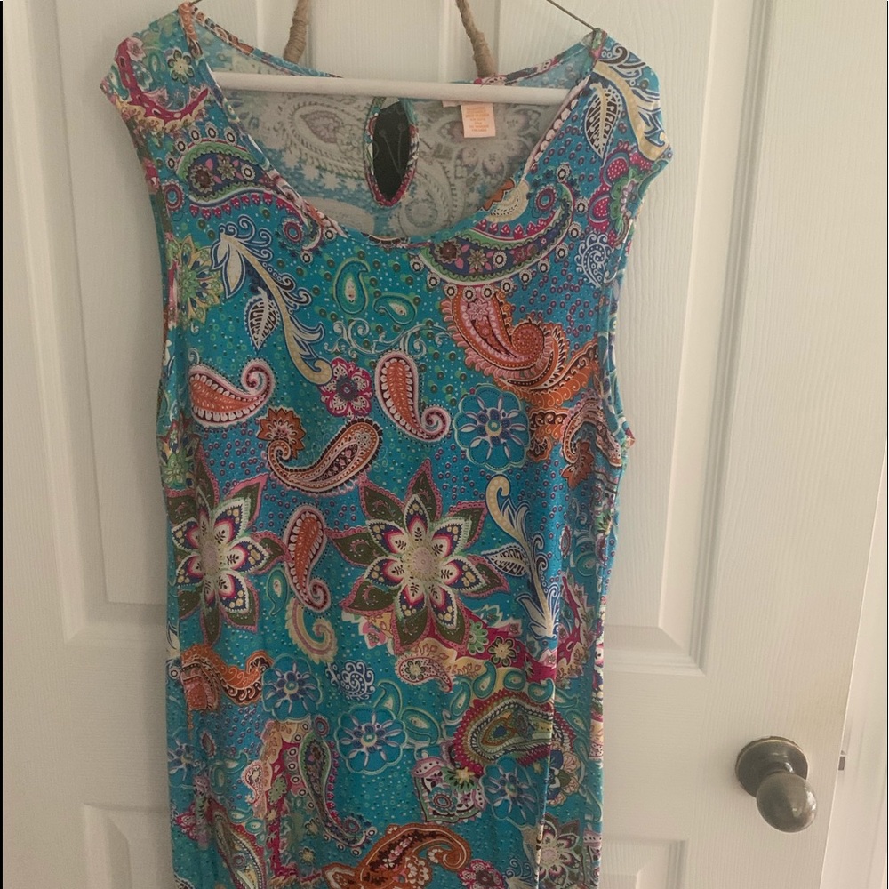 Beautiful paisley dress! - Picture 1 of 8